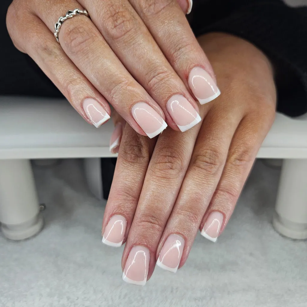 French tips closeup
